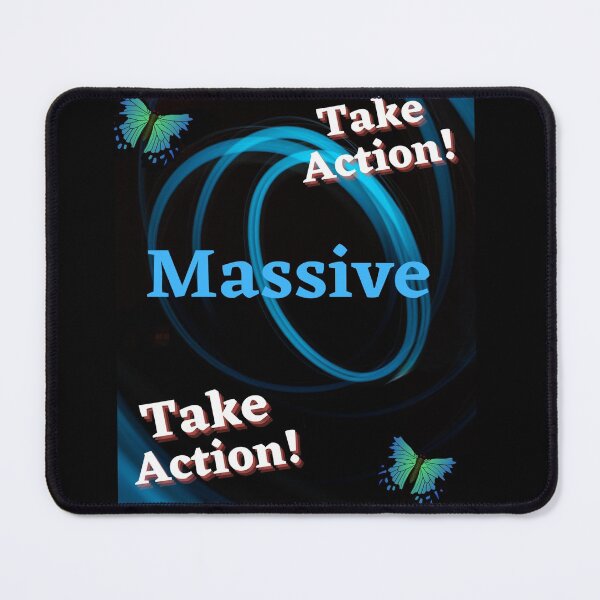 Item preview, TAKE MASSIVE ACTION! designed and sold by Trendi61.