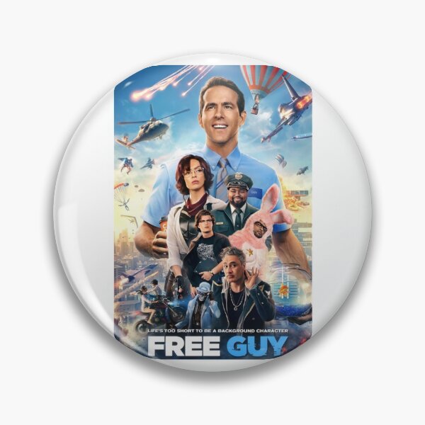 Item preview, Free Guy 2021 Movie designed and sold by HendraxKane.