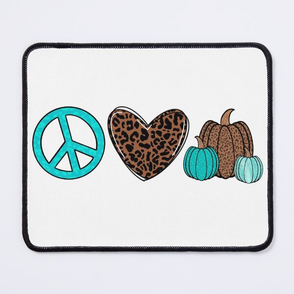 Item preview, Cheetah peace love pumpkins leopard - Fall designed and sold by Designs Of all kinds.