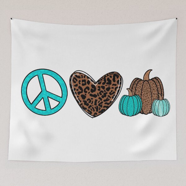 Item preview, Cheetah peace love pumpkins leopard - Fall  designed and sold by Designs Of all kinds.