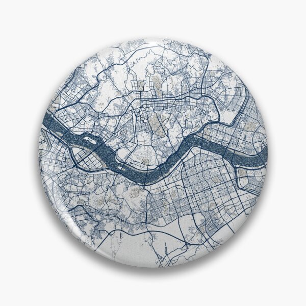 Item preview, Seoul City Map of South Korea - Coastal designed and sold by deMAP.