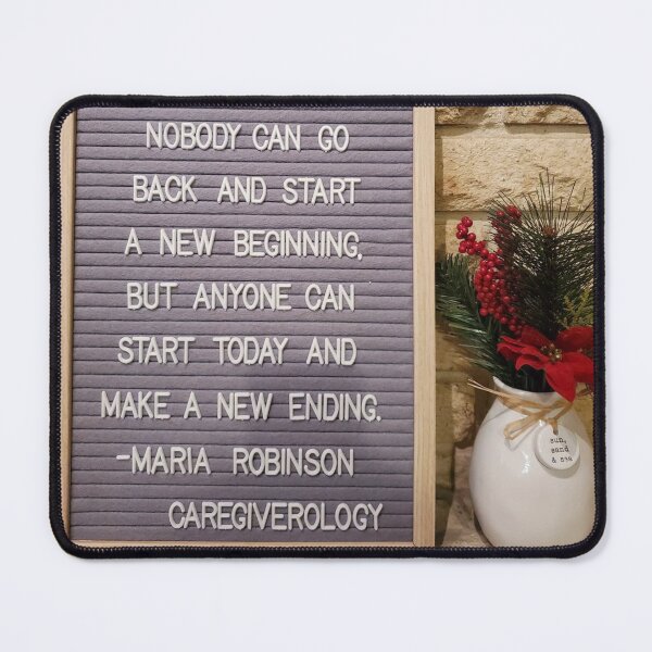 Item preview, Nobody can go back and start a new beginning designed and sold by Caregiverology.