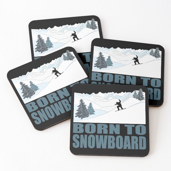 Item preview, Born to Snowboard Winter Sports designed and sold by TheInkElephant.