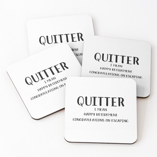 Item preview, Quitter, me refiero a Happy Retirement-Retirement Gifts SK designed and sold by andregiftshopzz.