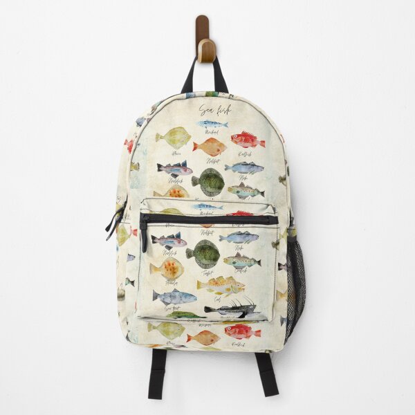 Item preview, Sea Fish Vintage Watercolor Design (English) designed and sold by Scandi Shop .
