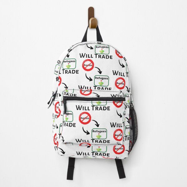 Item preview, Will Trade Racists For Refugees - Political Protest designed and sold by SheetalMourya.