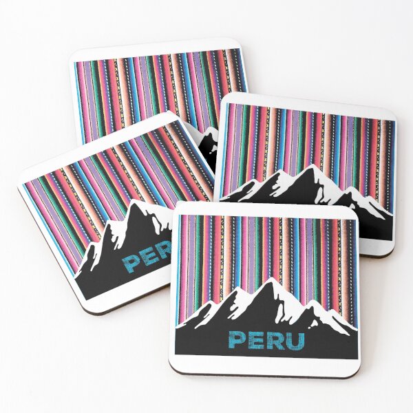Item preview, Andean Peruvian mountains and colorful aguayo sky Sticker designed and sold by amazandes.