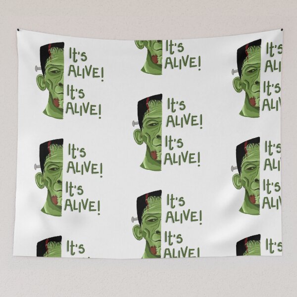Item preview, Frankenstein | It’s alive Halloween sticker designed and sold by Alexander Das.