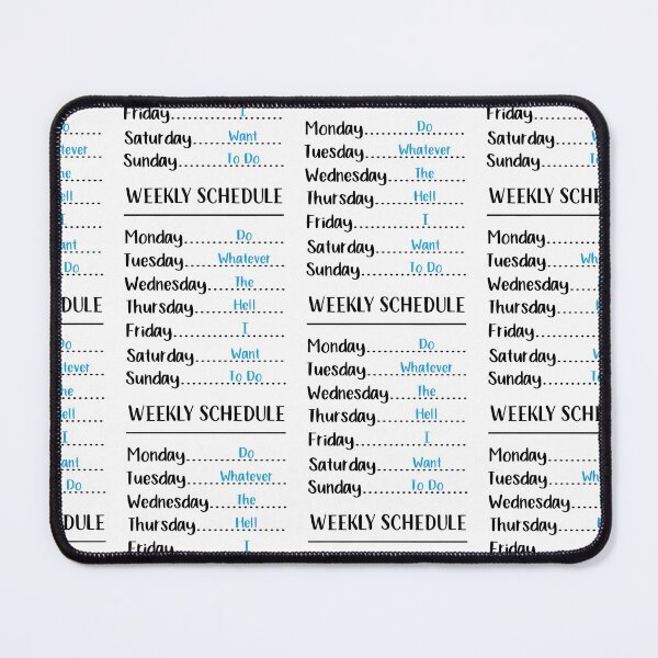 Item preview, Daily Weekly Schedule-Retirement Gifts For Men SK designed and sold by andregiftshopzz.