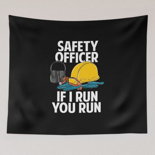 Item preview, Safety Officer If I Run You Run designed and sold by teweshirt.