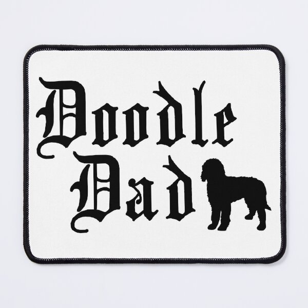 Item preview, Doodle Dad - Doodle silhouette - Doodle gift - Goldendoodle stickers, Labradoodle shirts designed and sold by smooshfaceutd.