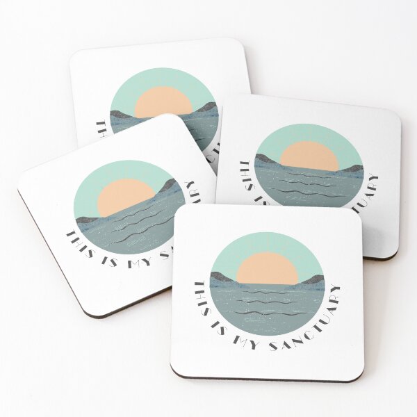 Item preview, This is my sanctuary, the sea beach sun  designed and sold by Wildflow Creations.