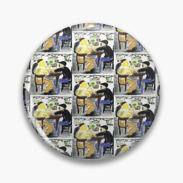 Item preview, friends sitting in Pokrovka Ziferblat designed and sold by chyornayakoshka.