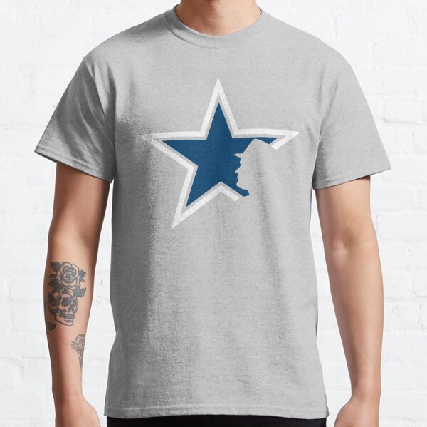 Men's Dallas Cowboys Roger Staubach Heathered Gray Name & Number T-Shirt