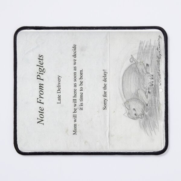 Item preview, Note From Piglets [Graphite Pencil] designed and sold by Nathaniel E. Dearing.