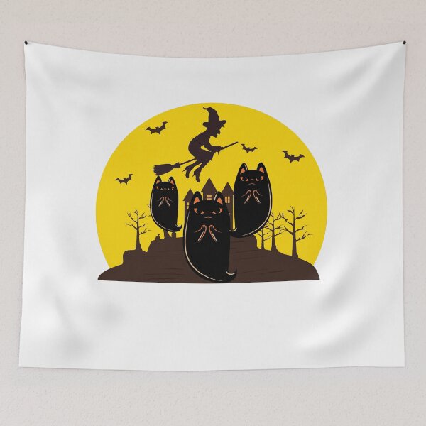 Item preview, ghost cat halloween  day designed and sold by animalstore11.