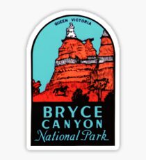 Bryce Canyon National Park Utah Vintage Travel Decal Sticker