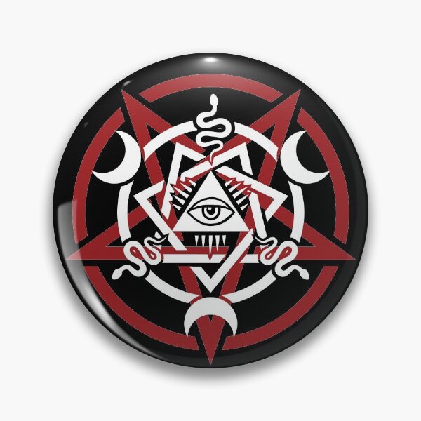 Item preview, Eye of Providence Satanic Moon Goddess  designed and sold by SpreadForSatan.