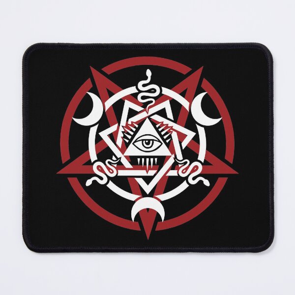 Item preview, Eye of Providence Satanic Moon Goddess  designed and sold by SpreadForSatan.