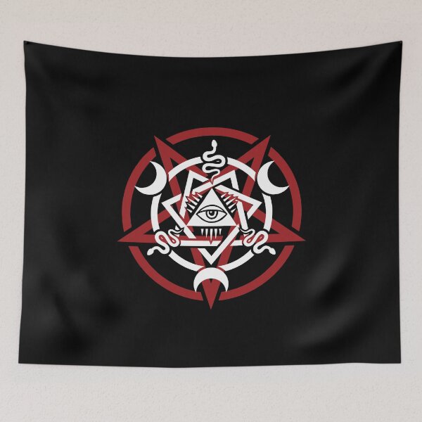 Item preview, Eye of Providence Satanic Moon Goddess  designed and sold by SpreadForSatan.
