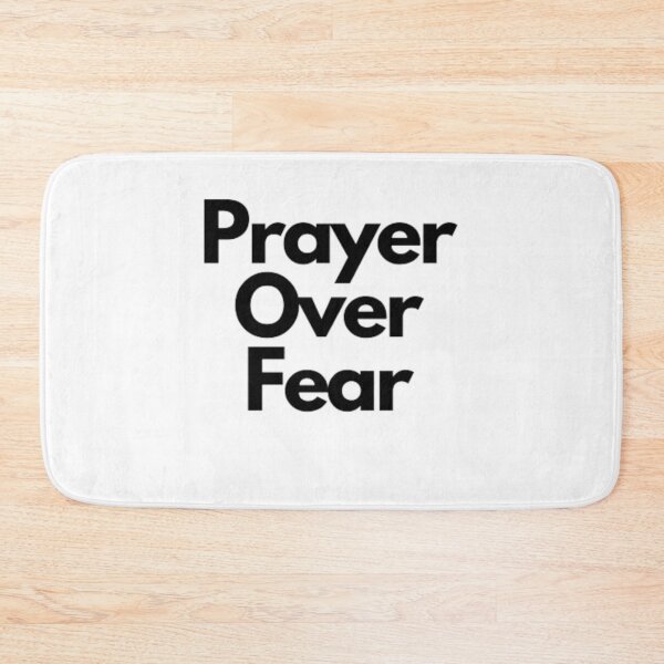 Item preview, Prayer Over Fear Motivational Statement Design designed and sold by Craftynistia.