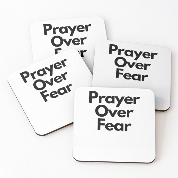 Item preview, Prayer Over Fear Motivational Statement Design designed and sold by Craftynistia.