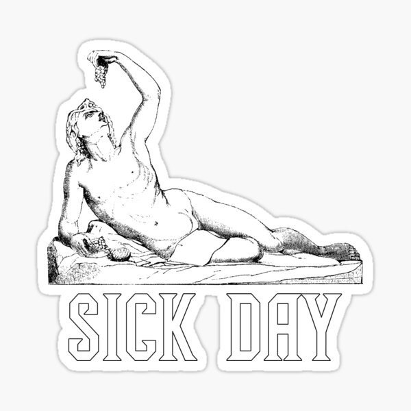 Item preview, Sick Day- Lounging Bacchus designed and sold by markdwaldron.