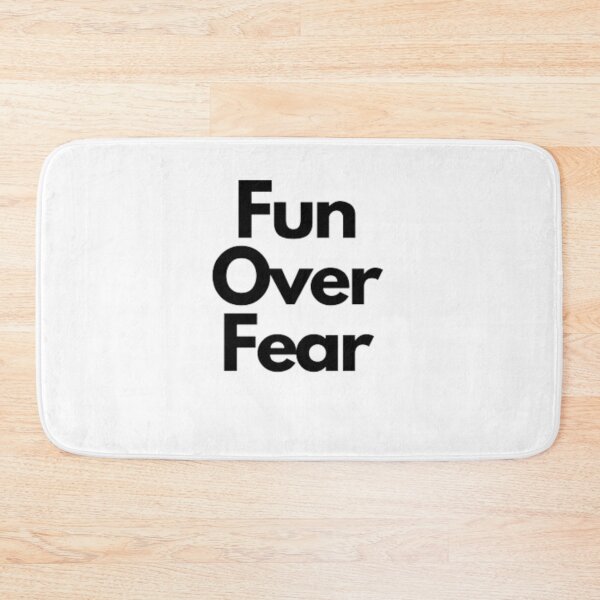 Item preview, Fun Over Fear Motivational Statement Design designed and sold by Craftynistia.