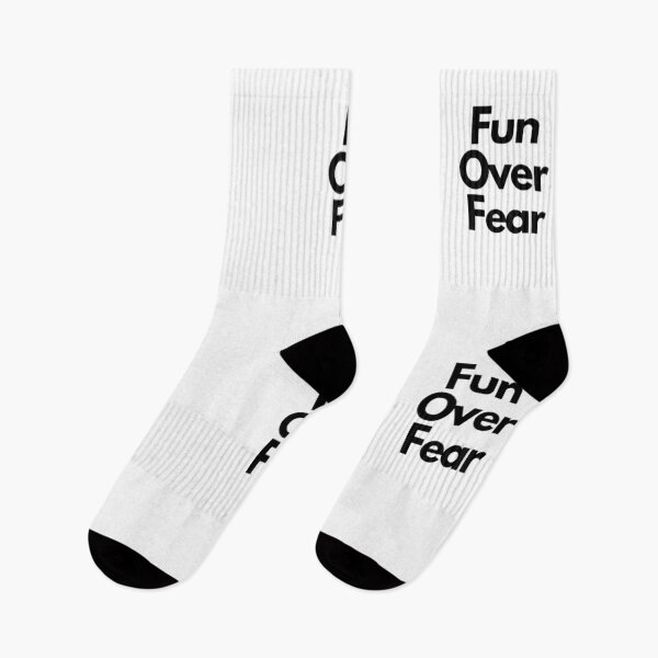 Item preview, Fun Over Fear Motivational Statement Design designed and sold by Craftynistia.