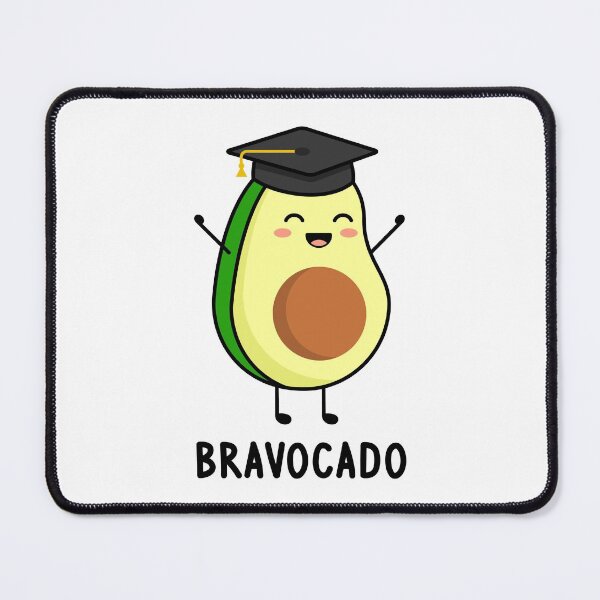 Item preview, Bravocado. Cute Avocado Celebrates Graduation designed and sold by TashaVector.
