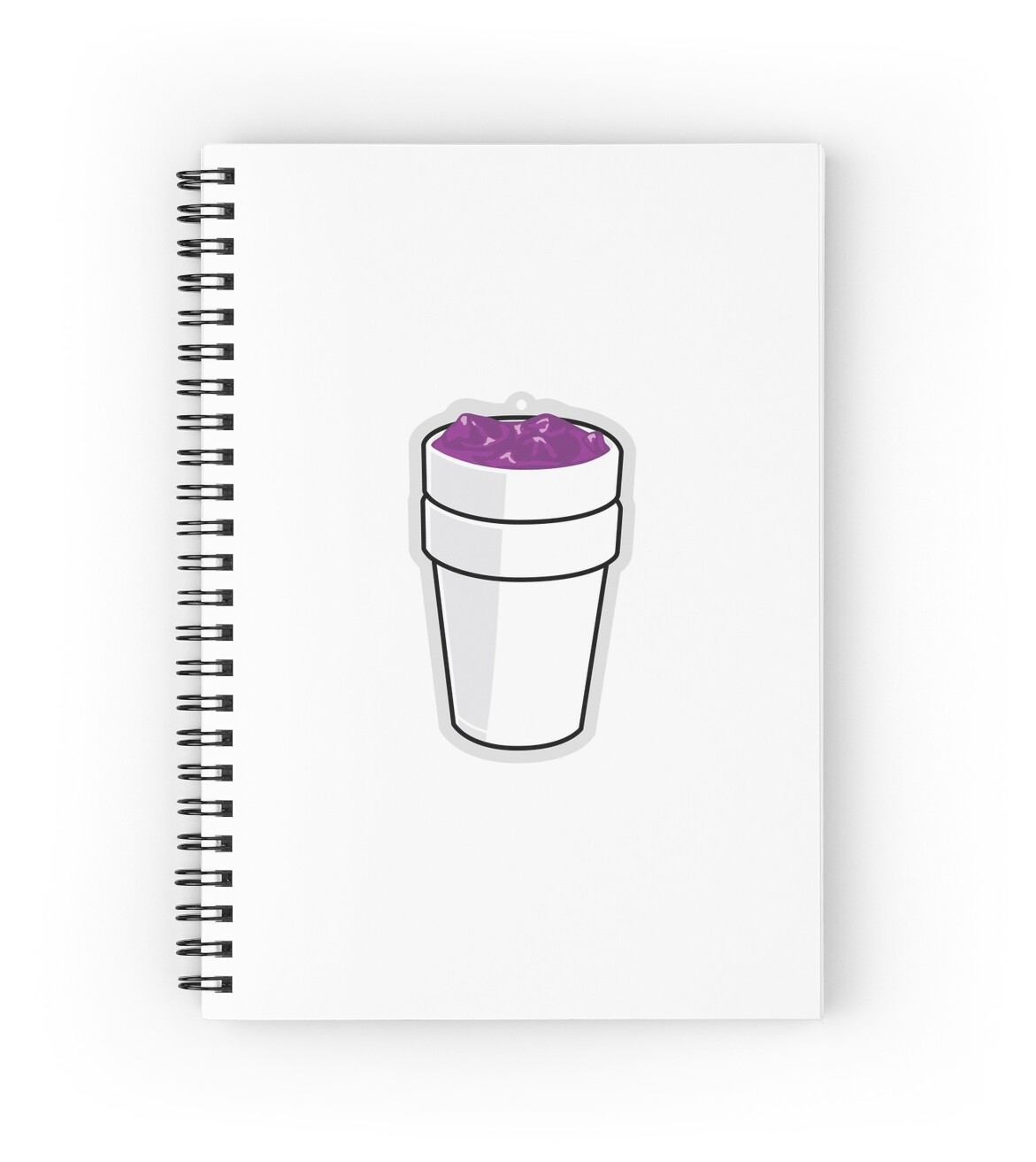 "Cartoon Lean Cup" Spiral Notebooks by Bryce Cotton | Redbubble