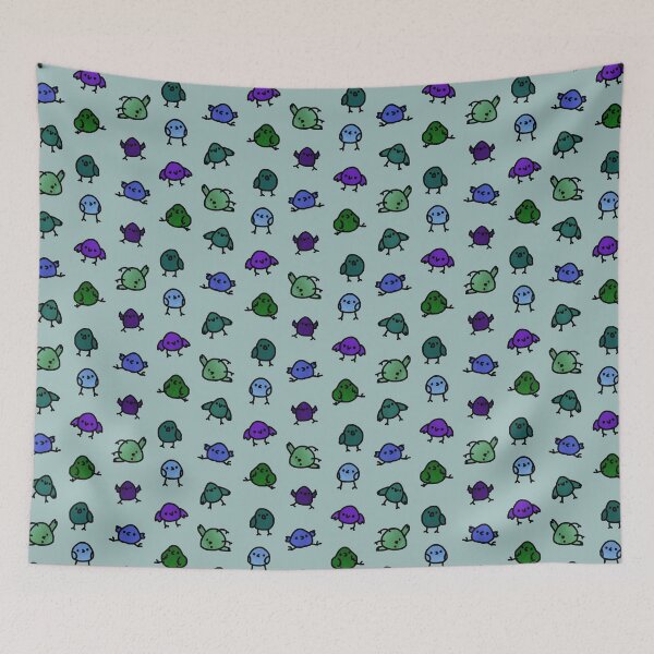 Item preview, Gradient of Birds Doodle designed and sold by tdoodles.