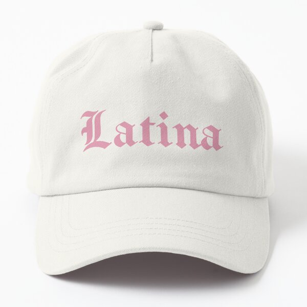 Latina | Pastel Pink Elegant Medieval Gothic Lettering Dad Hat