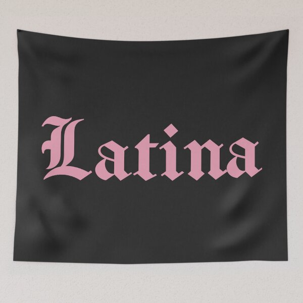 Item preview, Latina | Pastel Pink Elegant Medieval Gothic Lettering designed and sold by acatalepsys.