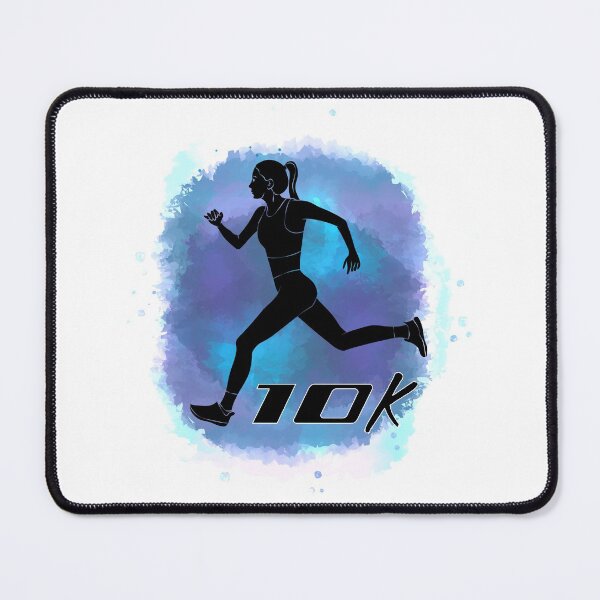 Item preview, Running 10K Race Watercolor Girl designed and sold by TheInkElephant.