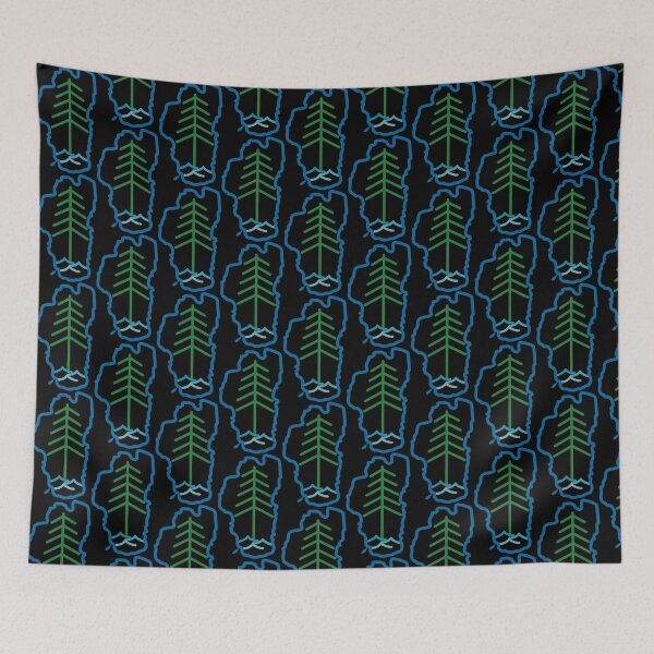Item preview, Lake Tahoe Outline with Tree and Water designed and sold by tahoekerri.
