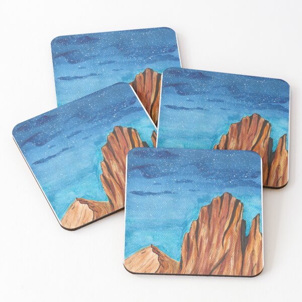 Item preview, Night Sky With Canyons Painting Design designed and sold by galleasstudio.