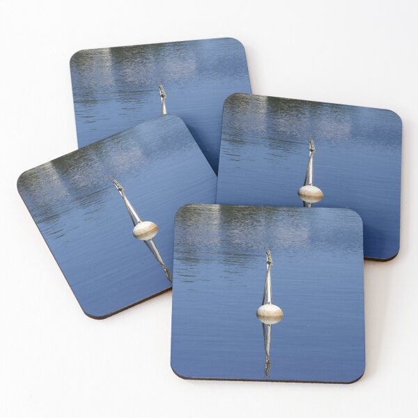 Item preview, white buoy on blue sea surface designed and sold by mrivserg.