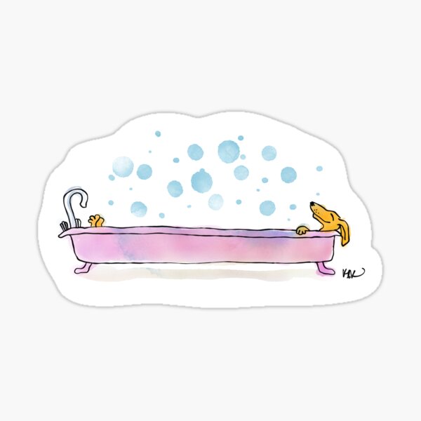 A Nice Long Bath Sticker