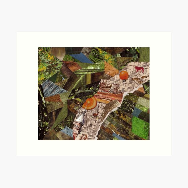 Aperçu de l'œuvre Collage d'art de la Floride créée et vendue par Theo Vasiloudes.