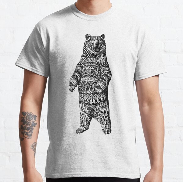 Ornate Grizzly Bear Classic T-Shirt