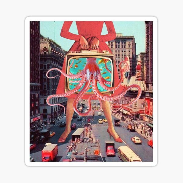 Unleashing the octopuss Sticker
