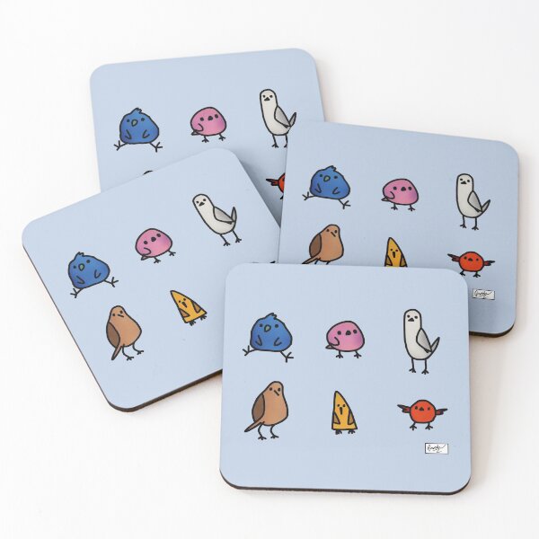Item preview, Group of Birds Doodle designed and sold by tdoodles.