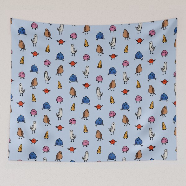 Item preview, Group of Birds Doodle designed and sold by tdoodles.
