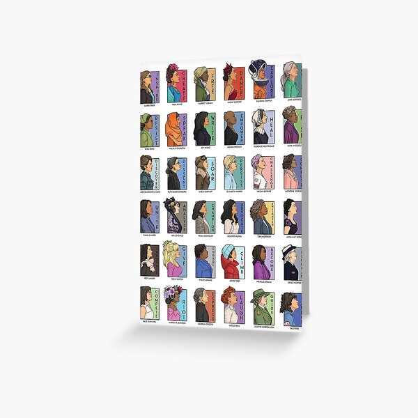 Item preview, She Series Real Women - Versions 1-4 designed and sold by Karen Hallion Illustration.