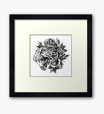 Ornate Leopard Framed Print