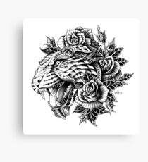 Ornate Leopard Canvas Print