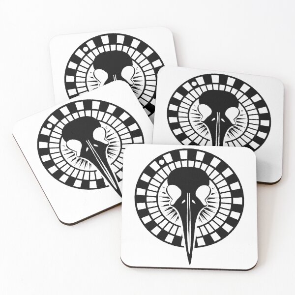 Item preview, Crow Club gambling Chip Crow Skull designed and sold by StandOutApparel.
