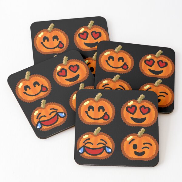Item preview, Pixel Pumpkin Emojis designed and sold by GogoM.