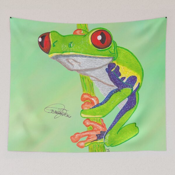 Item preview, Red Eyed Tree Frog designed and sold by BeritValk.